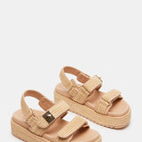 Steve Madden BigMona Raffia Sandals for Women in Natural