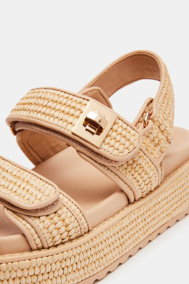 Steve Madden BigMona Raffia Sandals for Women in Natural