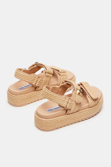 Steve Madden BigMona Raffia Sandals for Women in Natural