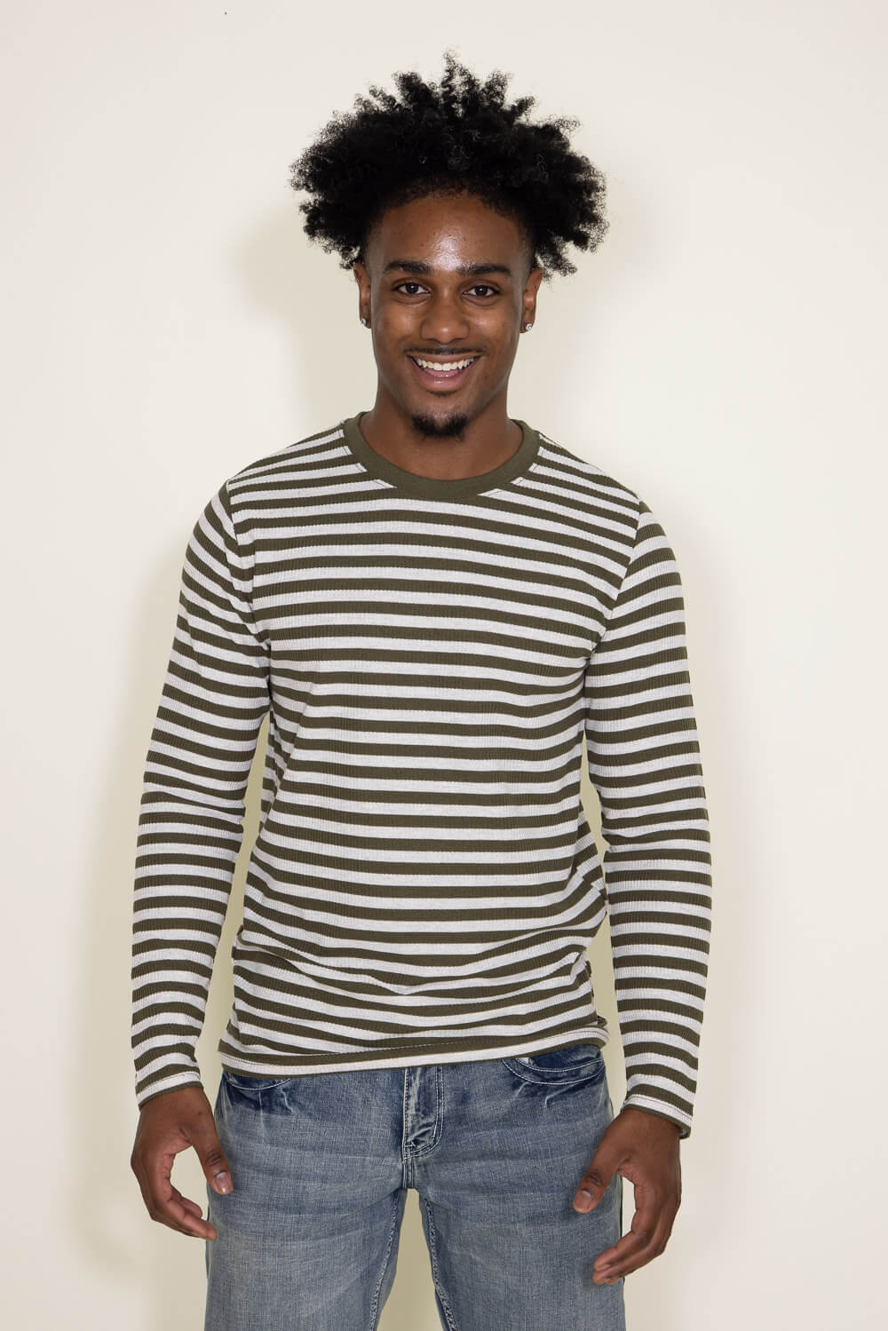 men's olive long sleeve shirt