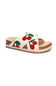 Dirty Laundry Tacoma Cherry Crochet Platform Sandals for Women in Red