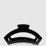 Teleties Large Open Claw Clip in Black