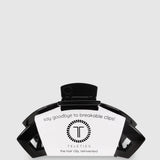 Teleties Large Open Claw Clip in Black
