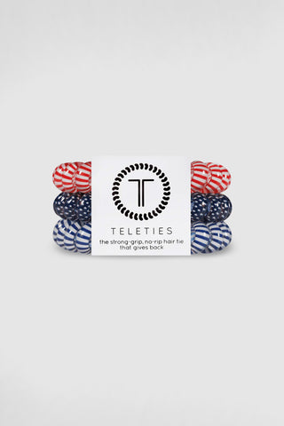 Teleties Large Bold and Blue-tiful3-Pack in Red, White and Blue