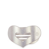 Teleties Medium Heart Flat Clip in Mother of Pearl