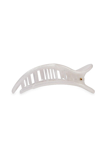 Teleties Medium Heart Flat Clip in Mother of Pearl
