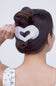 Teleties Medium Heart Flat Clip in Mother of Pearl
