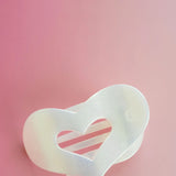 Teleties Medium Heart Flat Clip in Mother of Pearl