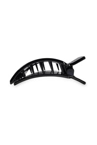 Teleties Large Flat Square Hair Clip in Black