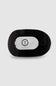 Teleties Large Flat Round Clip in Jet Black 