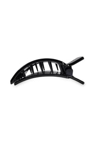Teleties Medium Flat Square Hair Clip in Black
