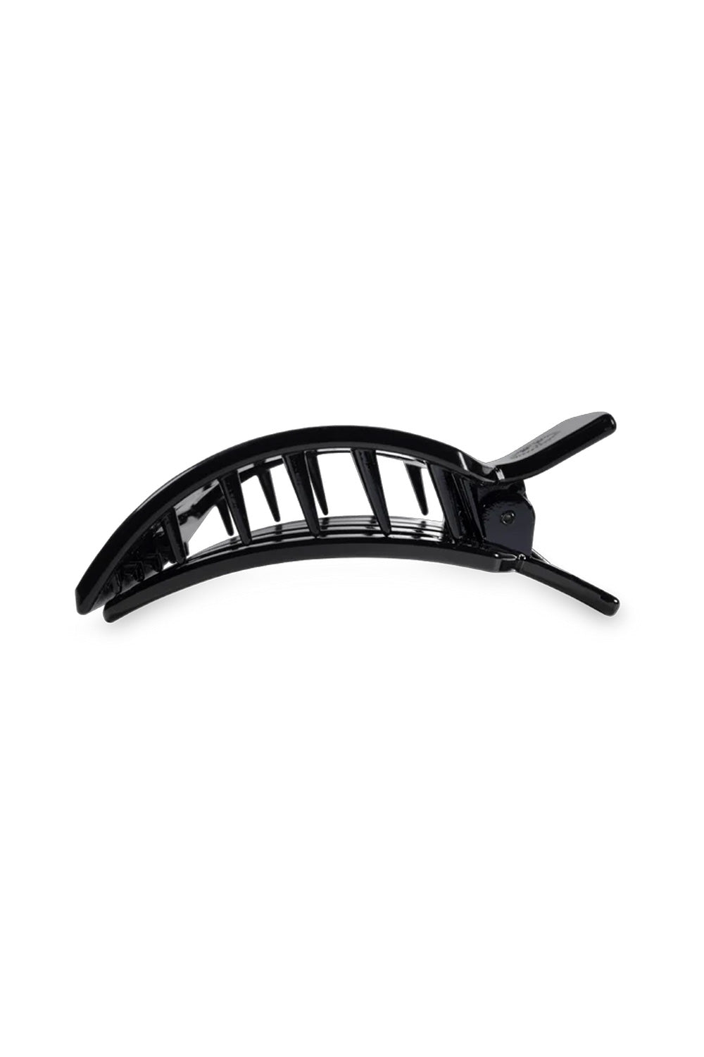 Teleties Medium Flat Square Hair Clip in Black