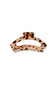 Teleties Medium Open Claw Hair Clip in Blonde Tortoise