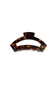 Teleties Medium Open Claw Hair Clip in Tortoise Brown