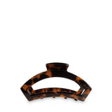 Teleties Medium Open Claw Hair Clip in Tortoise Brown