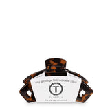 Teleties Medium Open Claw Hair Clip in Tortoise Brown