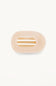Teleties Small Flat Round Hair Clip in Beige