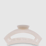 Teleties Large Open Claw Clip in White