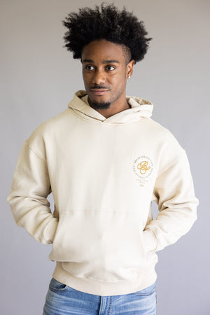 CASETIFY X WDS HOODIE﻿ SAND CSTF-06-01 Denim & Flower Tennis Club Hoodie for Men in Sand | CSWS-C548 – Glik's