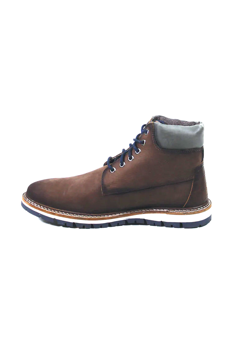 Testosterone Train Track Lace Up Boots for Men in Brown