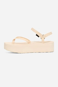Teva Flatform Slim Sandals for Women in White