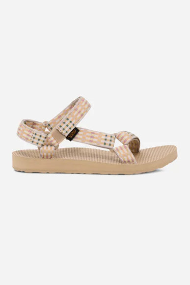  Teva Original Universal Sandals for Women in Checker Taupe 