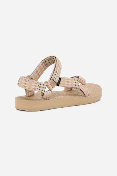  Teva Original Universal Sandals for Women in Checker Taupe 