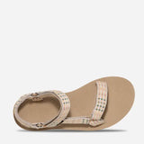  Teva Original Universal Sandals for Women in Checker Taupe 