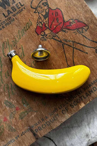 The Banana Man 5 oz Flask in Yellow