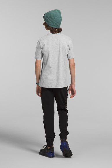 The North Face Youth Graphic T-Shirt for Boys in Grey Heather
