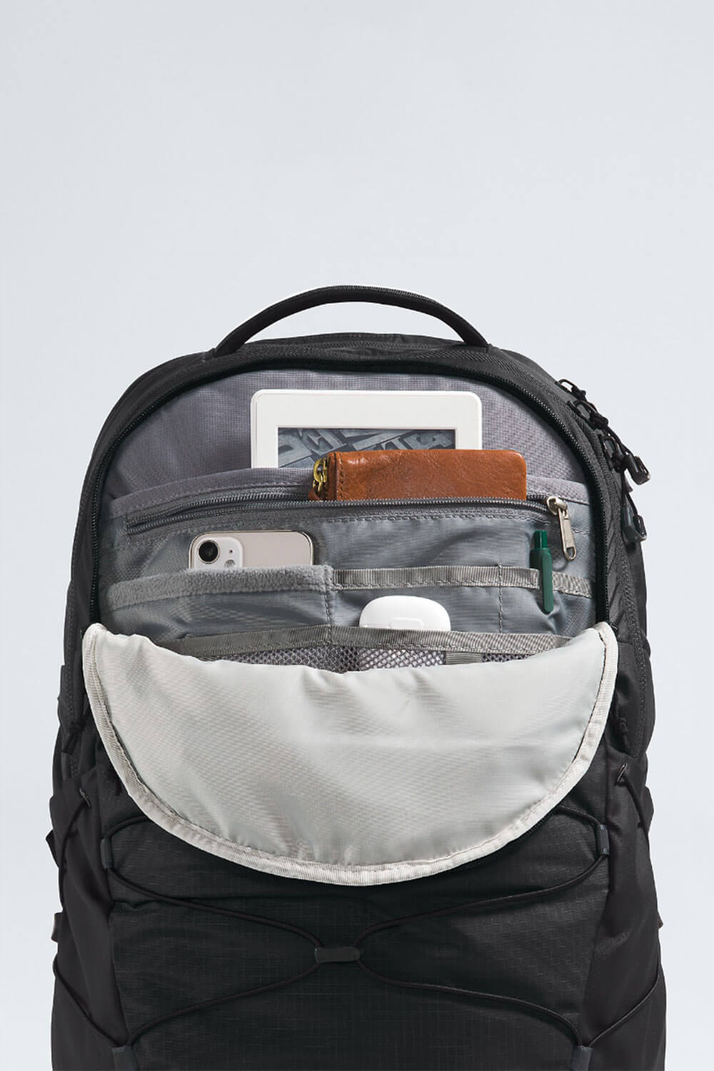 north face borealis backpack inside The North Face Borealis Backpack in Black