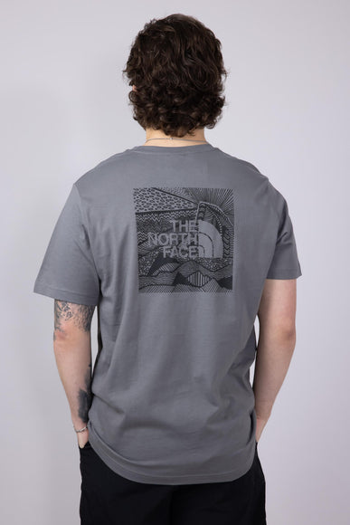 The North Face Celebration Box Graphic T-Shirt for Men in Grey