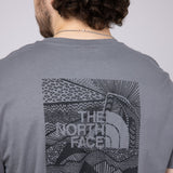 The North Face Celebration Box Graphic T-Shirt for Men in Grey