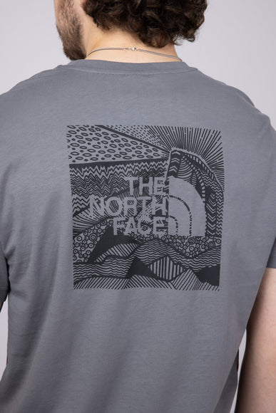 The North Face Celebration Box Graphic T-Shirt for Men in Grey
