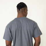  The North Face Evolution Box Fit T-Shirt for Men in Medium Grey Heather