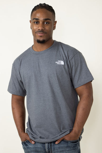  The North Face Evolution Box Fit T-Shirt for Men in Medium Grey Heather
