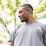  The North Face Evolution Box Fit T-Shirt for Men in Medium Grey Heather