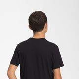 The North Face Youth Graphic T-Shirt for Boys in Black