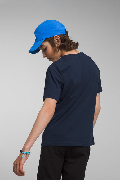 The North Face Youth Graphic T-Shirt for Boys in Summit Navy