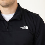 The North Face Cedar Trail Grid Fleece 1/4 Zip for Men in Black