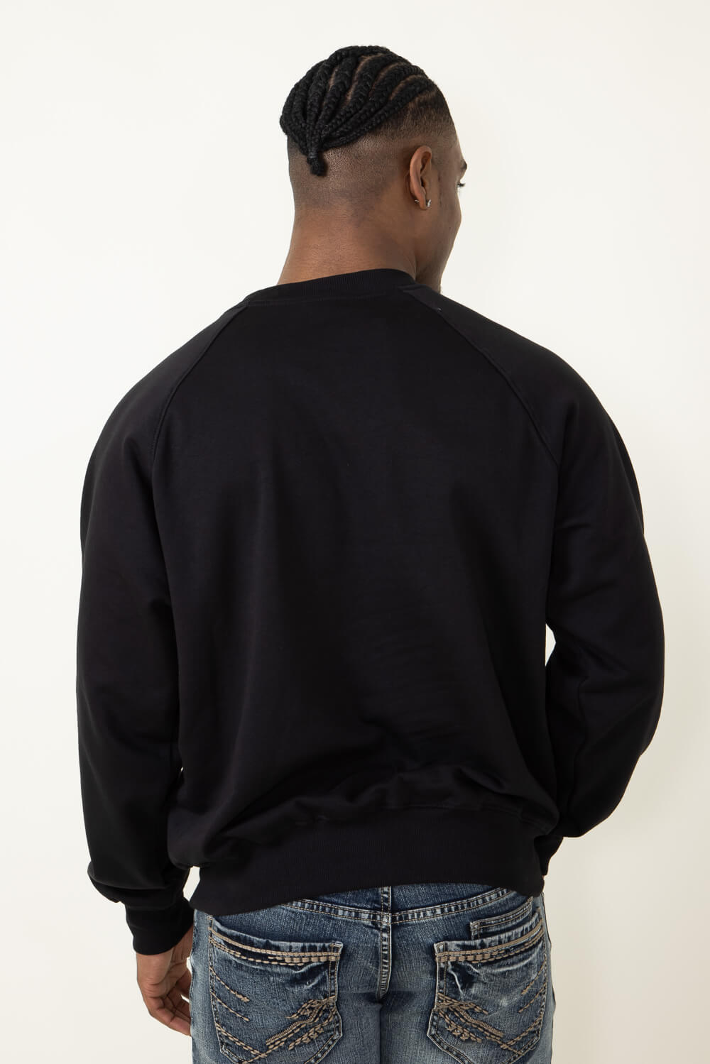 The North Face Evolution Crew Sweatshirt for Men in Black