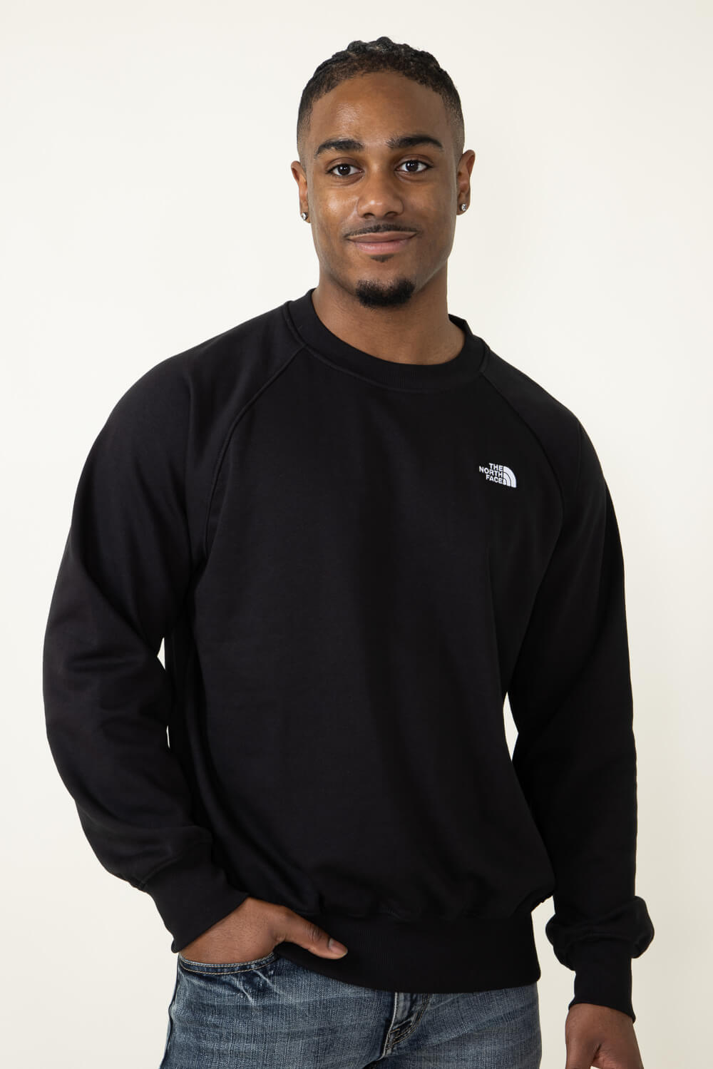 The North Face Evolution Crew Sweatshirt for Men in Black