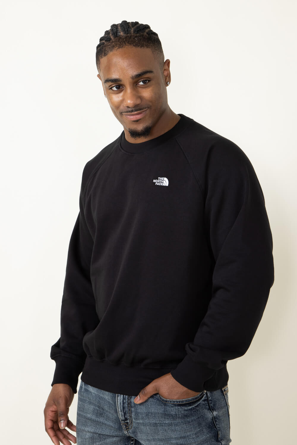 The North Face Evolution Crew Sweatshirt for Men in Black