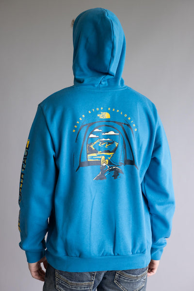 The North Face Evolution Tent Hoodie for Men in Dusk Blue 