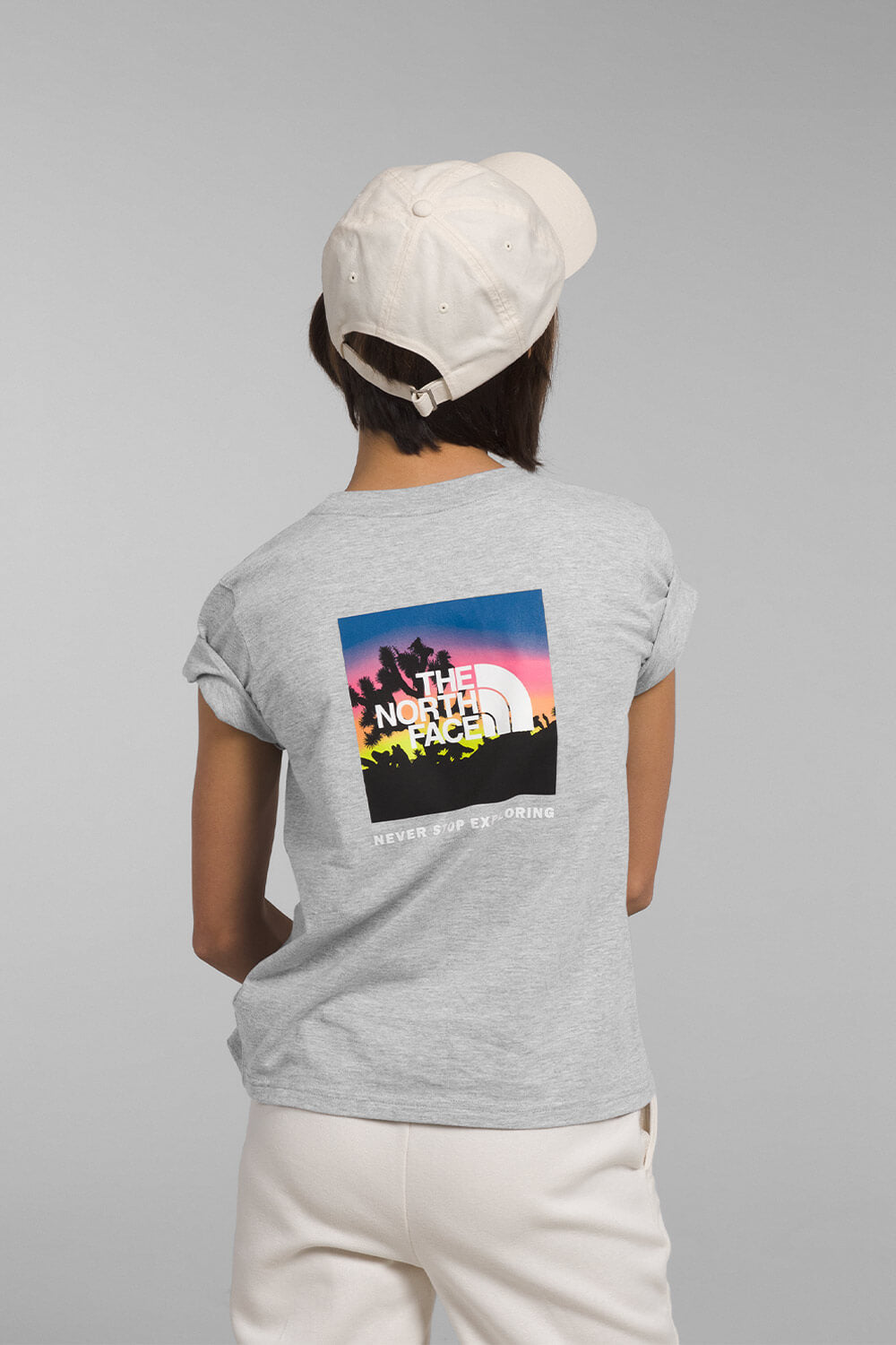 the north face never stop exploring t shirt