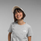 The North Face Youth Graphic T-Shirt for Girls in Grey 
