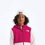 The North Face Youth Glacier Full Zip Hoodie in Pale Blossom