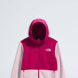 The North Face Youth Glacier Full Zip Hoodie in Pale Blossom