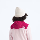 The North Face Youth Glacier Full Zip Hoodie in Pale Blossom