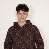 The North Face All Over Print Hoodie for Men in Brown